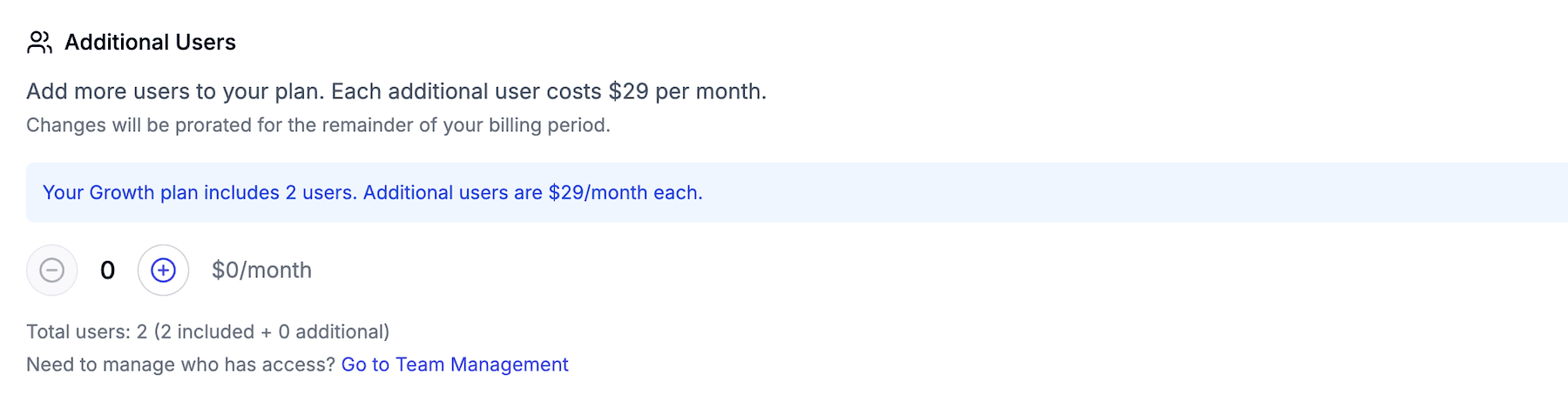 Adding additional seats